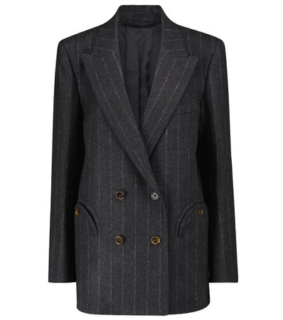 BLAZÉ MILANO - Striped cashmere and wool blazer | Mytheresa