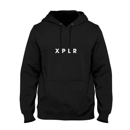 XPLR Black Hoodie Merch