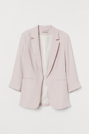 Fitted Blazer - Light pink - Ladies | H&M US