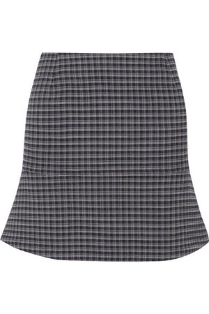 Sonia Rykiel | Fluted checked crepe mini skirt | NET-A-PORTER.COM