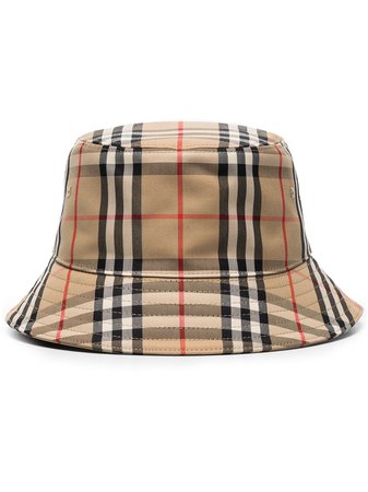Burberry Vintage Check bucket hat - FARFETCH