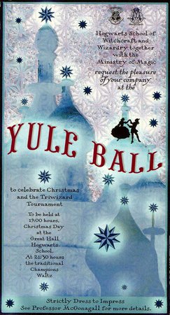 Yule ball invitation