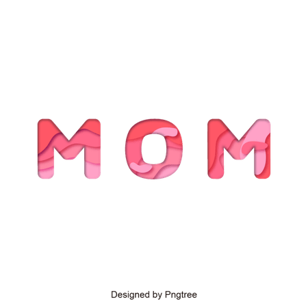 Mother Font Design, Happy Mothers Day, Mommy, Mom PNG and Vector with Transparent Background for Free Download | Mother's day banner, Happy mothers day, Gift vector