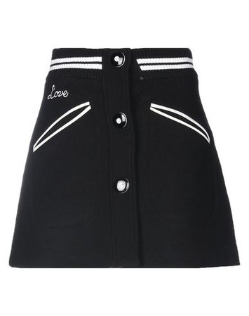 Miu Miu Knee Length Skirt - Women Miu Miu Knee Length Skirts online on YOOX United States - 35413891XD