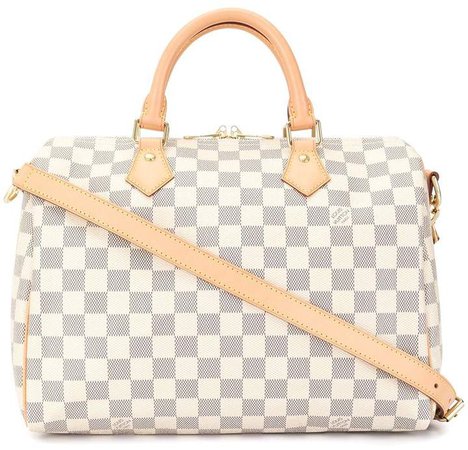 Pre-Owned Speedy Bandouliere 30 Damier tote