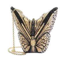 JUDITH LEIBER  Butterfly Monarch Clutch Bag