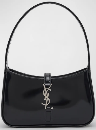 YSL Shoulder Bag Black Patent Leather