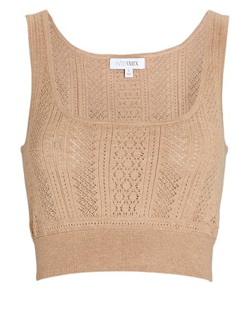 INTERMIX Private Label Tyra Cropped Tank Top | INTERMIX®