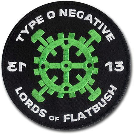 Amazon.com: Lords of Flatbush Embroidered Patch - Type O Negative - 4 3/4" embroidered patch with Merrowed Edge and Wax Backing - Hard Rock and Roll: Everything Else
