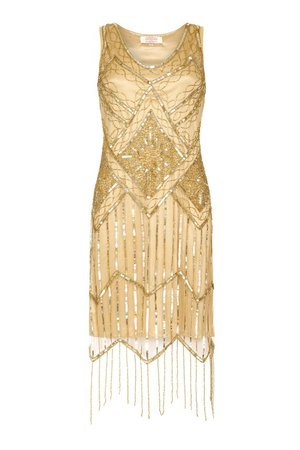 PETITE Length Isobel Gold Vintage 20s inspired Great Gatsby | Etsy