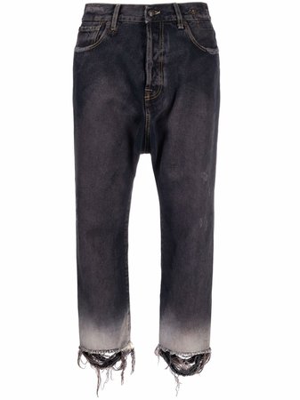 Shop R13 ombre drop-crotch jeans with Express Delivery - FARFETCH