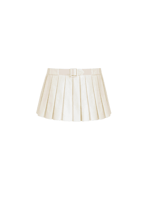 orseund iris pleated micro mini skirt
