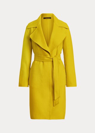 Cameo Wool-Cashmere Wrap Coat