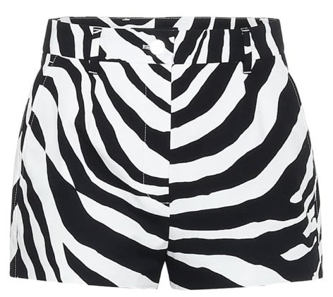 Dolce & Gabbana zebra print cotton pants