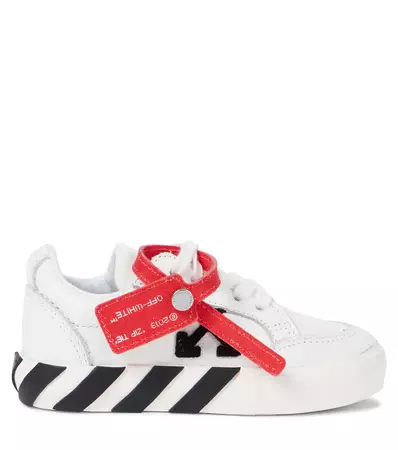 Off-White Kids - Low Vulcanized leather sneakers | Mytheresa
