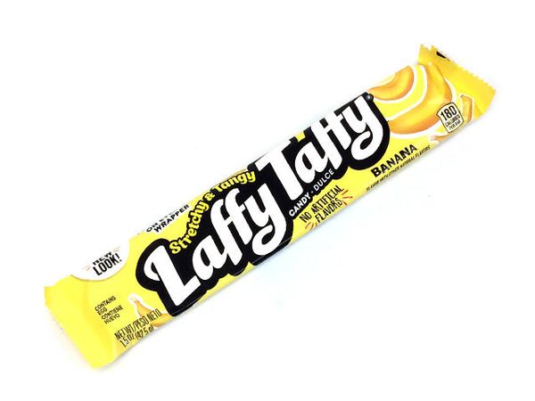 Banana Laffy Taffy 1.5 Bar | OldTimeCandy.com