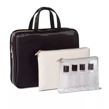 Sonia Kashuk Weekender Makeup Bag Set - Black : Target