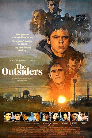 Amazon.com: The Outsiders Movie Poster 12x18 inch(30cmx46cm) Frameless Gift: Posters & Prints