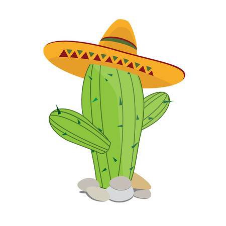 Cactus In Sombrero, Cactus Vector, Desert Cactus, Mexican Hat Royalty Free Cliparts, Vectors, And Stock Illustration. Image 40221480.
