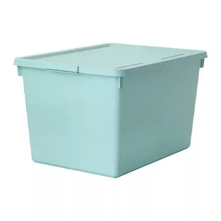 SOCKERBIT Storage box with lid - IKEA