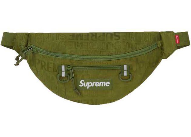 supreme olive belt bag