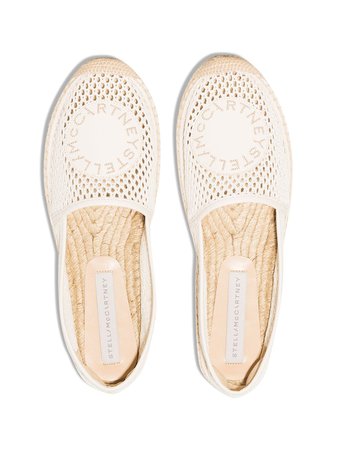 Shop Stella McCartney flat mesh espadrilles with Express Delivery - Farfetch