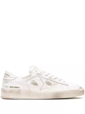 Golden Goose Stardan "white/beige" Leather Sneakers - Farfetch