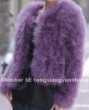 fluffy purple jacket coat