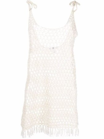 Marysia open-knit Mini Dress - Farfetch