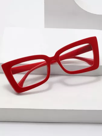 Geometric Frame Anti-Blue Light Eyeglasses | SHEIN USA