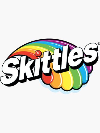 "Skittles Logo" Sticker by OceanWolffe | Redbubble