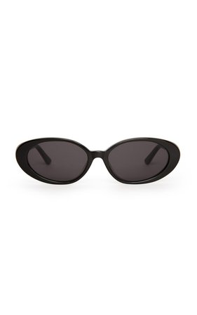 The Poet Round-Frame Acetate Sunglasses by Velvet Canyon | Moda Operandi
