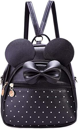 Amazon.com: Girls Bowknot Polka Dot Cute Mini Backpack Small Daypacks Convertible Shoulder Bag Purse for Women (Gold) : Clothing, Shoes & Jewelry