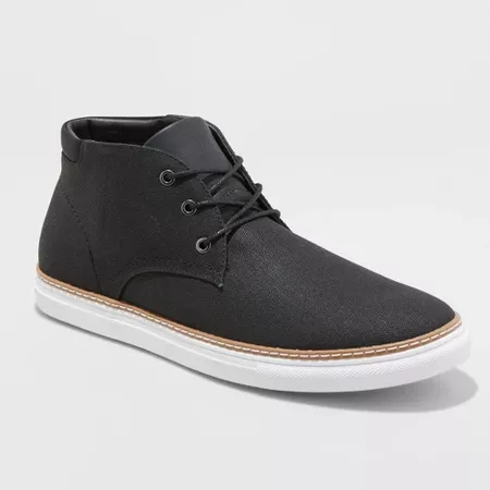 Men's Ray Sneakers - Goodfellow & Co Black : Target