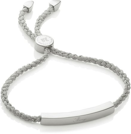 Engravable Linear Friendship Bracelet