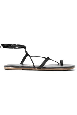 TKEES | Jo suede and leather sandals | NET-A-PORTER.COM