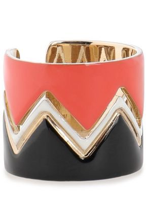 Gold-tone enamel ring | MISSONI | Sale up to 70% off | THE OUTNET