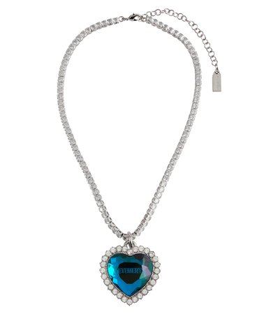 Vetements Crystal-embellished necklace