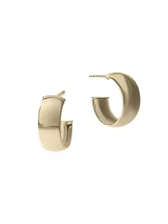 Shop Lana 14K Yellow Gold Huggie Hoop Earrings | Saks Fifth Avenue