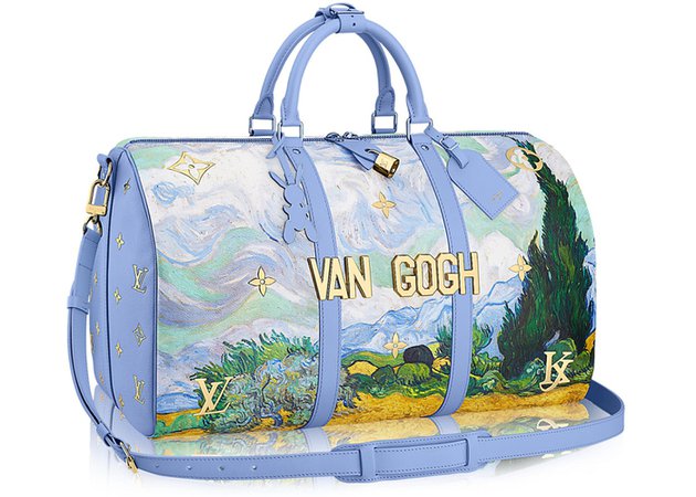 Louis Vuitton x Jeff Koons Van Gogh Keepall 50 Bag