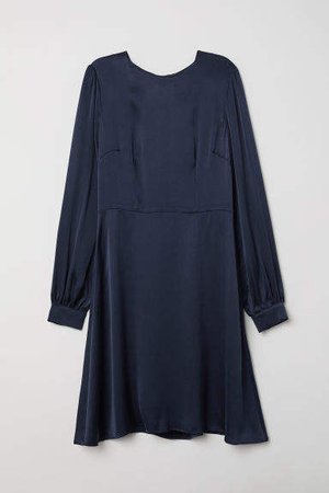Silk Dress - Blue