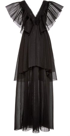 Hiraeth Galina Double Layer Tulle Dress Size: 2
