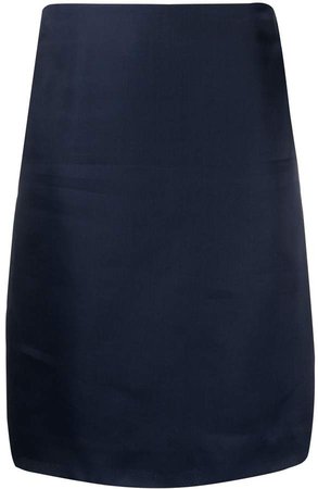 high-waisted pencil skirt