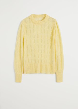 Open work-detail sweater - Women | Mango USA