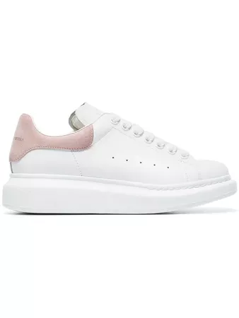 Alexander McQueen white chunky leather low-top sneakers £360 - Fast Global Shipping, Free Returns
