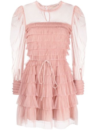 TWINSET Tulle Tiered Dress - Farfetch