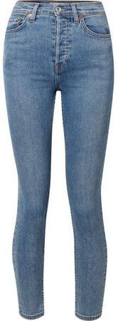 Originals High-rise Ankle Crop Ultra Stretch Skinny Jeans - Mid denim