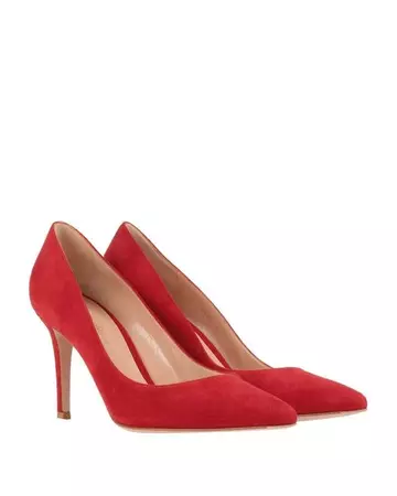 Gianvito Rossi Pumps in Red | Lyst UK