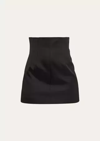 LaQuan Smith High-Waisted Corset Mini Skirt - Bergdorf Goodman