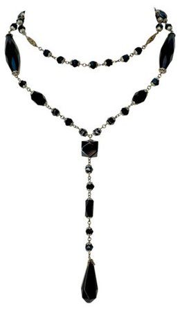 Marteau Jewelry - Black Rosary-Style Necklace, C. 1920 | One Kings Lane